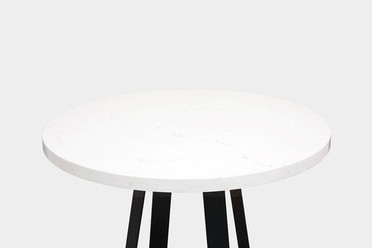 Sea Smoke Bar Table - Artless - Tables + Desks - Belgium Black - 36" dia - HORNE
