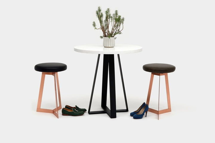 Sea Smoke Counter Table - Artless - Tables + Desks - Belgium Black - 36" dia - HORNE