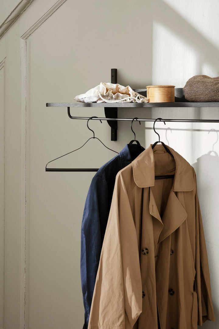 Sector Rack Shelf - Ferm Living - Shelving - Oak/ Brass - HORNE