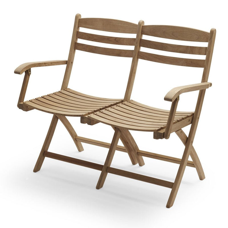 Selandia 2 Seater Chair - Skagerak by Fritz Hansen - Outdoor Furniture - HORNE