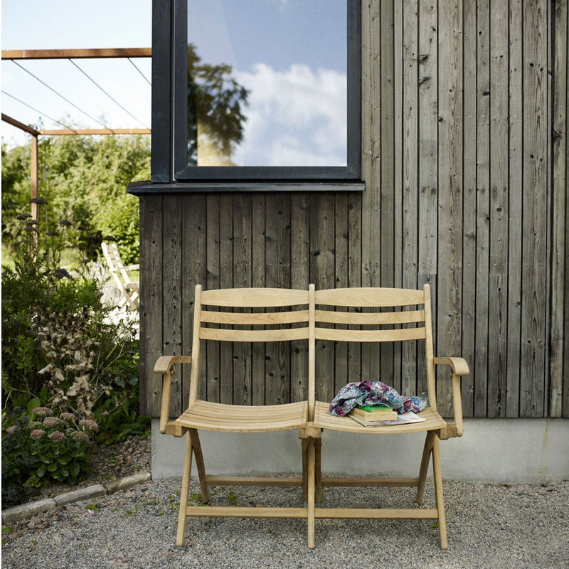 Selandia 2 Seater Chair - Skagerak by Fritz Hansen - Outdoor Furniture - HORNE