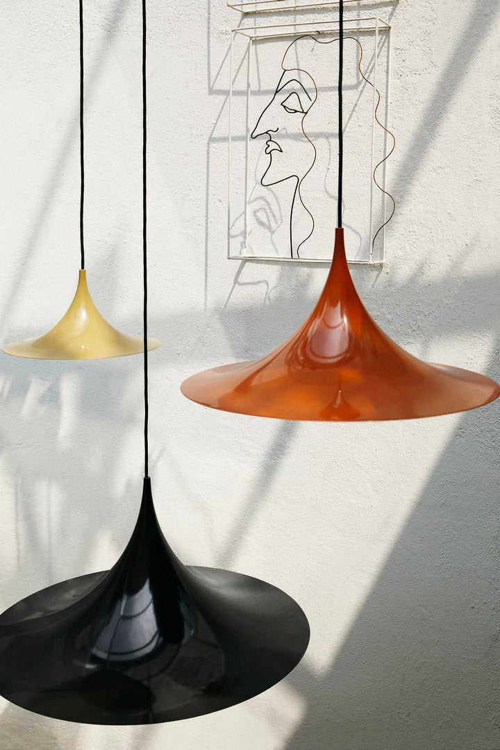 Semi Pendant - Dark Cocoa - Gubi - Pendants - 23.6" - HORNE
