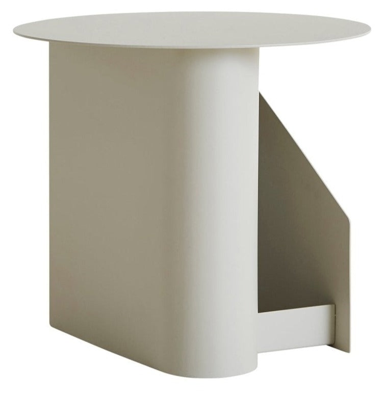 Sentrum Side Table - Woud - Outdoor Furniture - Warm Grey - HORNE