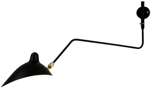 Serge Mouille 1-Arm Rotating Sconce