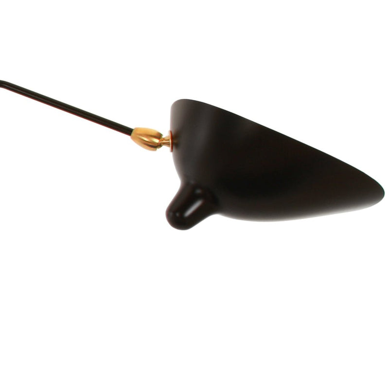 Serge Mouille 6-Arm Rotating Ceiling Lamp