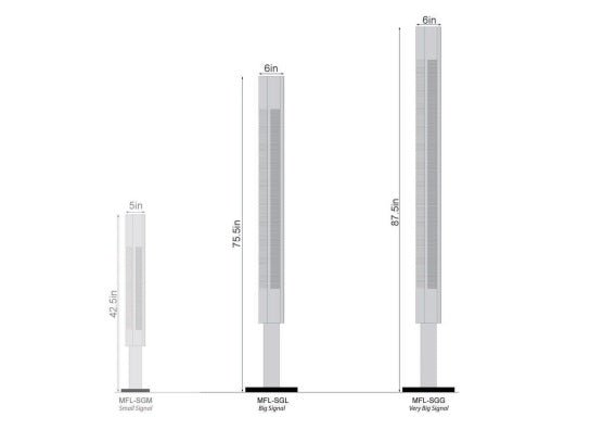 Serge Mouille Small Signal Floor Lamp