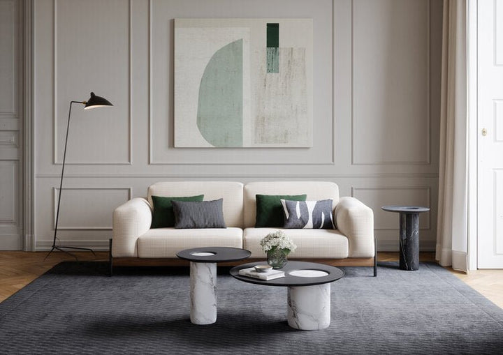 Serge Mouille One Arm Floor Lamp - Serge Mouille - Floor Lamps - White - HORNE