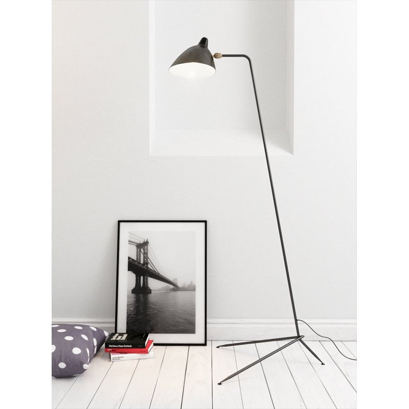 Serge Mouille One Arm Floor Lamp