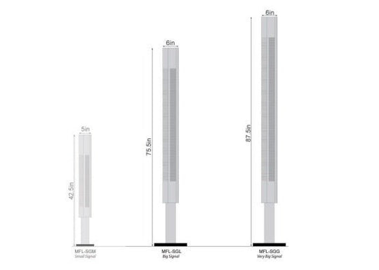 Serge Mouille Small Signal Floor Lamp