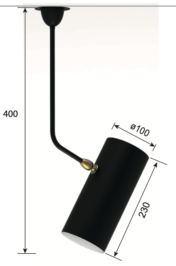 Serge Mouille Tuyau Spot Ceiling Lamp - Serge Mouille Wall Sconces - HORNE