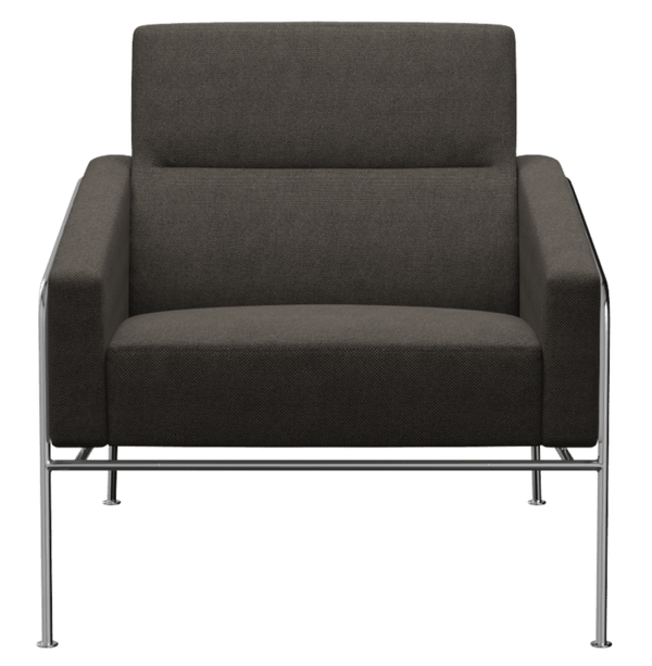 Series 3300™ Lounge Chair - Fritz Hansen - Chairs - Hallingdal 153 - Light Charcoal - HORNE