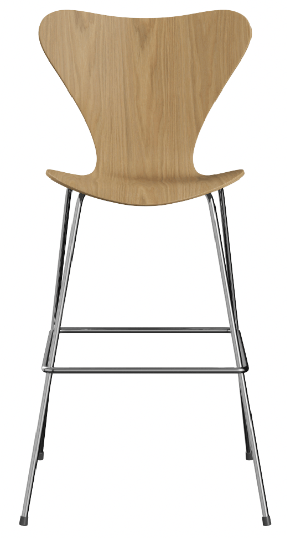 Series 7 Bar & Counter Stool- Clear Lacquered