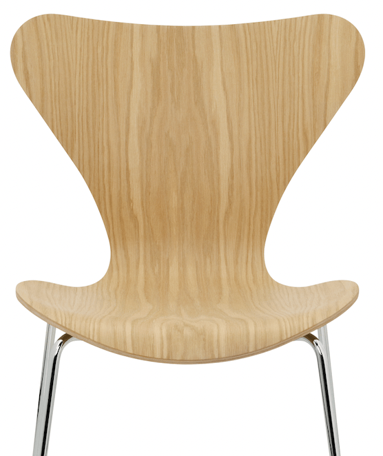 Series 7 - Clear Lacquered - Fritz Hansen - Chairs - Cherry - Chromed Steel - HORNE