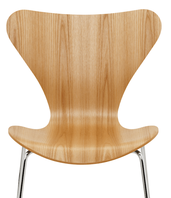 Series 7 - Clear Lacquered - Fritz Hansen - Chairs - Cherry - Chromed Steel - HORNE