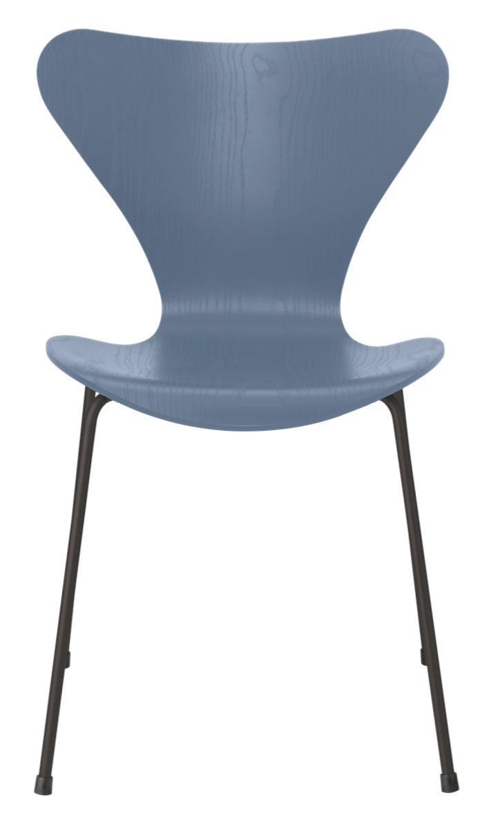 Series 7 - Colored Ash - Fritz Hansen - Chairs - Black - Black - HORNE