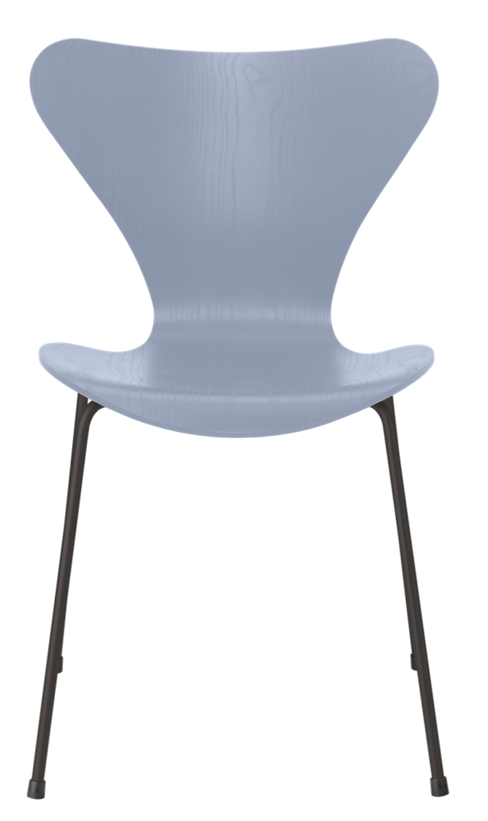 Series 7  chair- Colored Ash - Fritz Hansen - Chairs - Lavender Blue - Warm Graphite - HORNE
