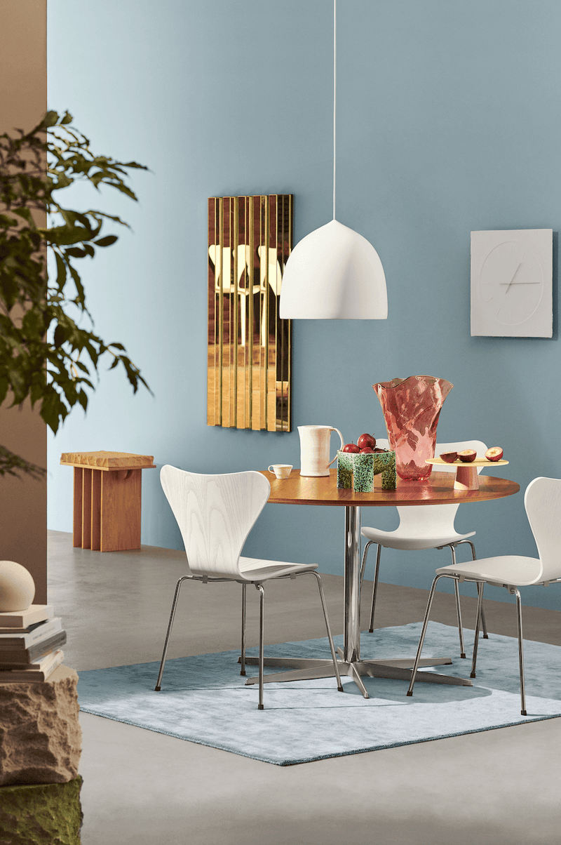 Series 7 - Colored Ash - Fritz Hansen - Chairs - Black - Black - HORNE