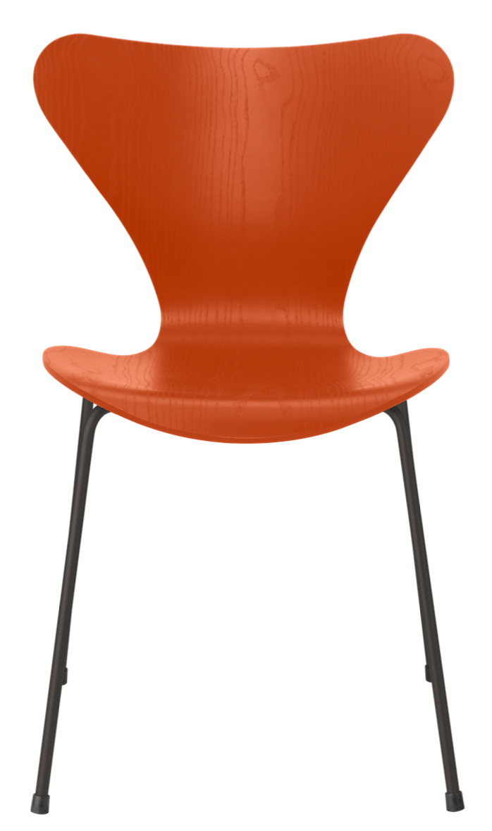 Series 7 - Colored Ash - Fritz Hansen - Chairs - Black - Black - HORNE