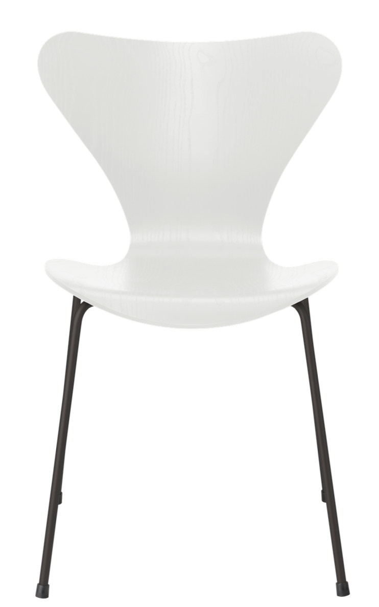 Series 7 - Colored Ash - Fritz Hansen - Chairs - Black - Black - HORNE
