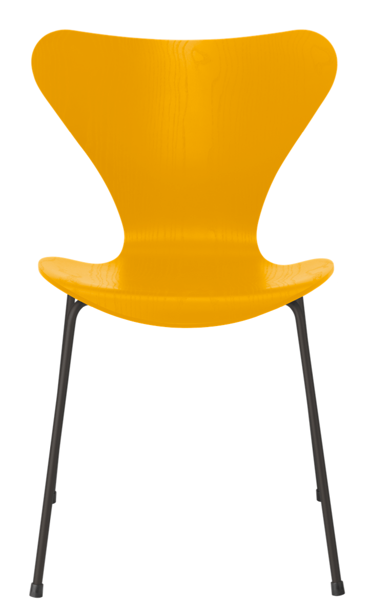 Series 7 - Colored Ash - Fritz Hansen - Chairs - Black - Black - HORNE