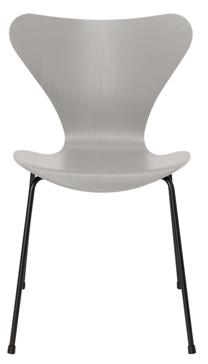 Series 7 - Colored Ash - Fritz Hansen - Chairs - Nine Grey - Black - HORNE
