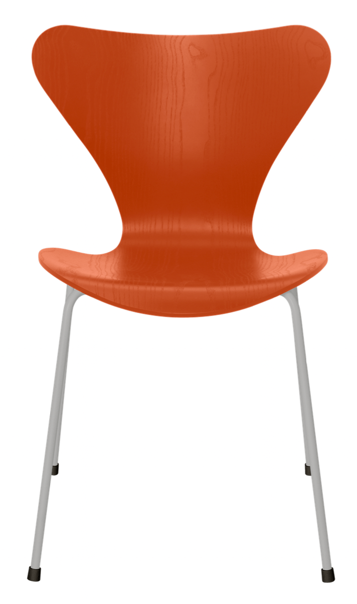 Series 7 - Colored Ash - Fritz Hansen - Chairs - Paradise Orange - Nine Grey - HORNE