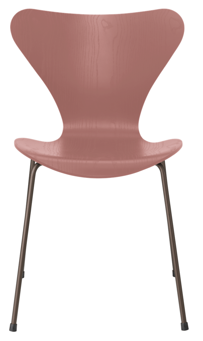 Series 7 - Colored Ash - Fritz Hansen - Chairs - Wild Rose - Brown Bronze - HORNE