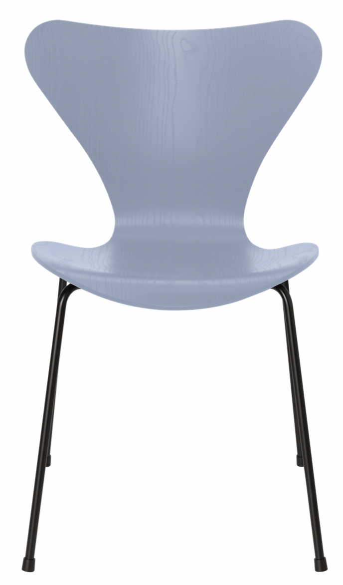 Series 7 - Colored Ash - Fritz Hansen - Chairs - Lavender Blue - Black - HORNE