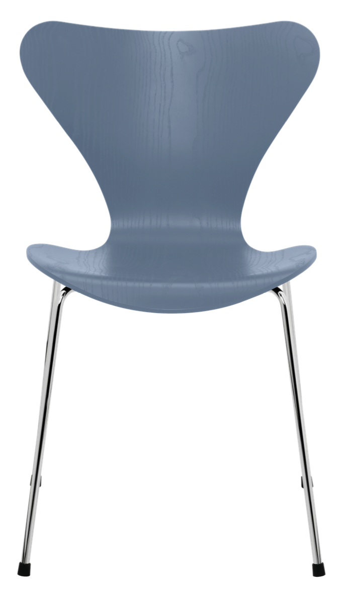 Series 7 - Colored Ash - Fritz Hansen - Chairs - Black - Black - HORNE