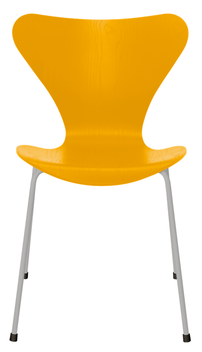 Series 7 - Colored Ash - Fritz Hansen - Chairs - Black - Black - HORNE