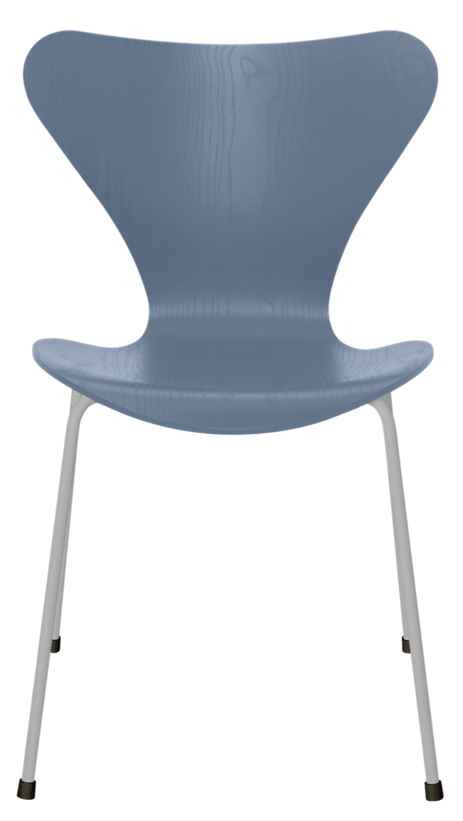 Series 7 - Colored Ash - Fritz Hansen - Chairs - Dusk Blue - Nine Grey - HORNE