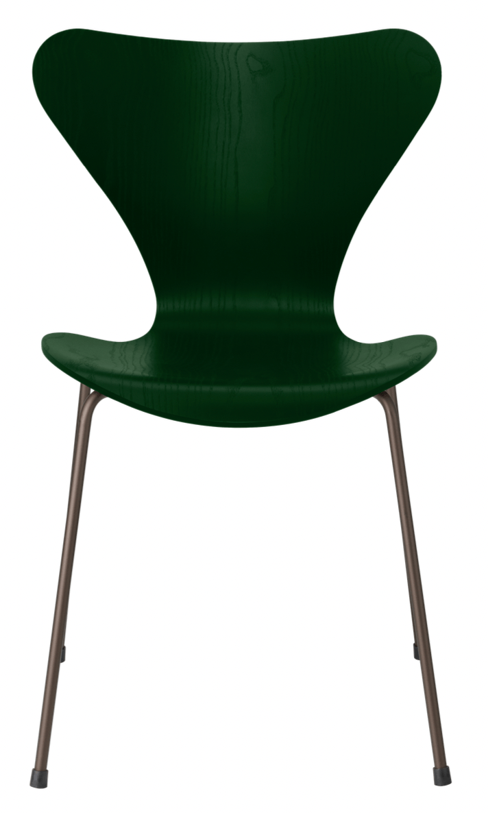Series 7 - Colored Ash - Fritz Hansen - Chairs - Evergreen - Brown Bronze - HORNE