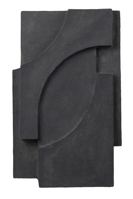 Serif Relief - Kristina Dam - Art + Objects - Dark Grey - HORNE