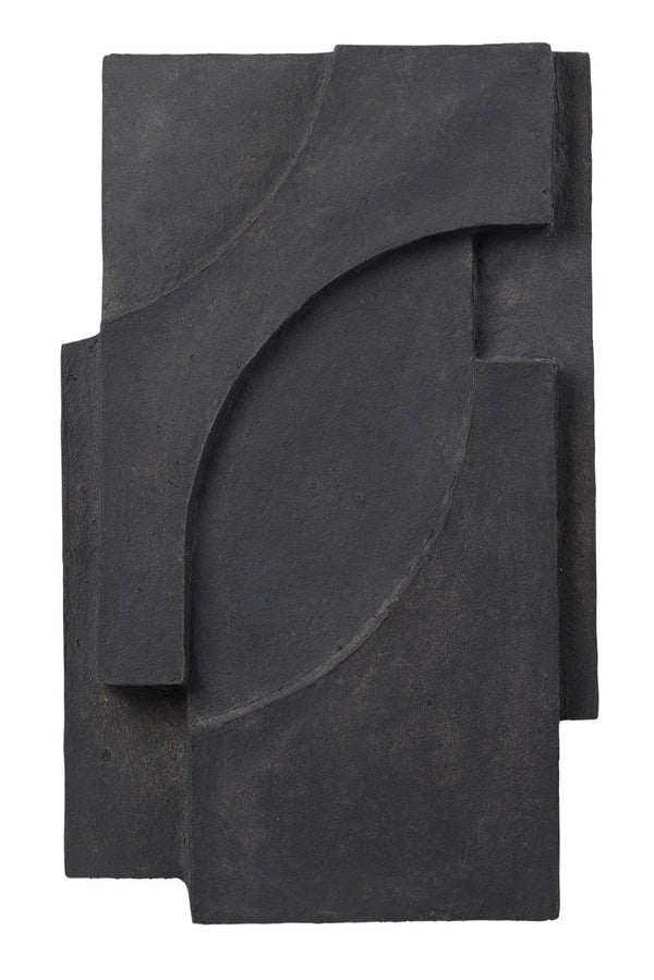 Serif Relief - Kristina Dam - Art + Objects - Dark Grey - HORNE