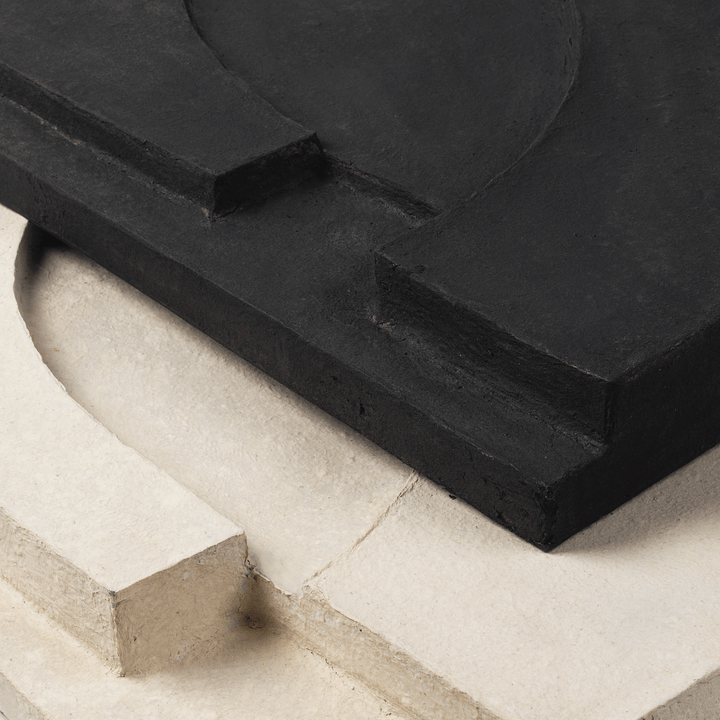 Serif Relief - Kristina Dam - Art + Objects - Dark Grey - HORNE