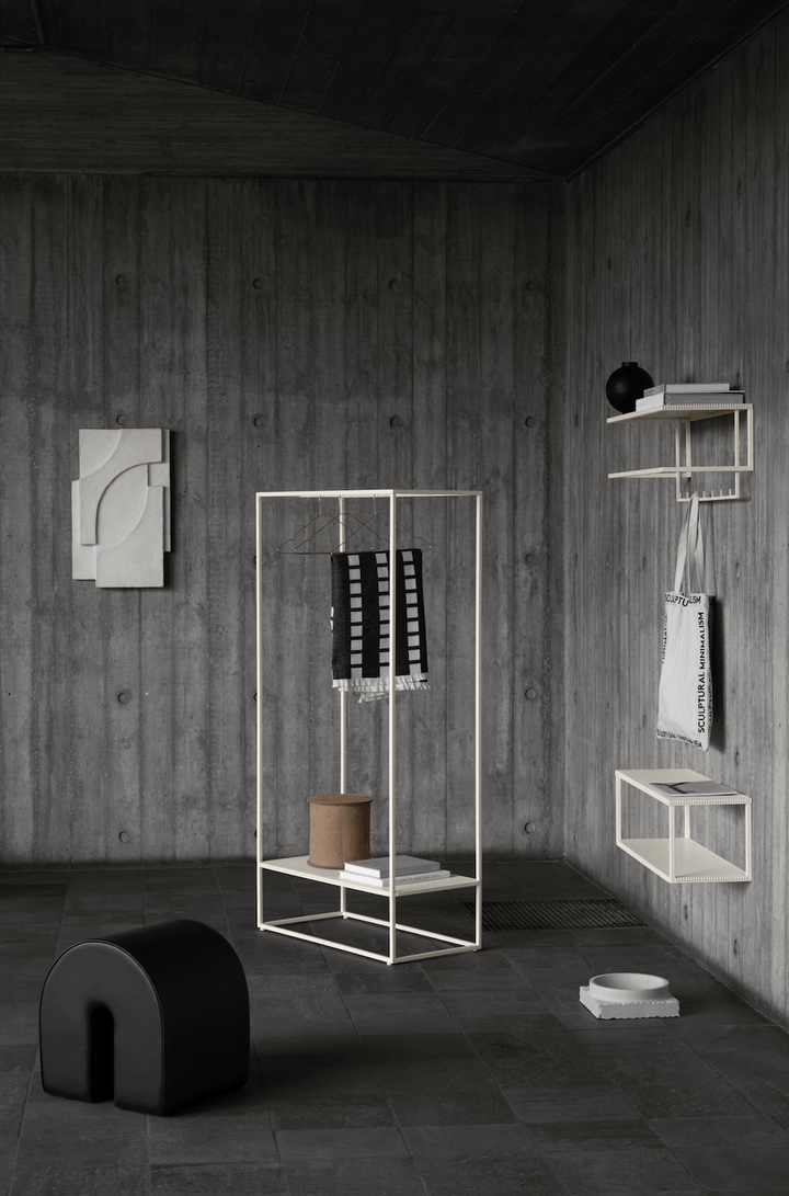 Serif Relief - Kristina Dam - Art + Objects - Dark Grey - HORNE