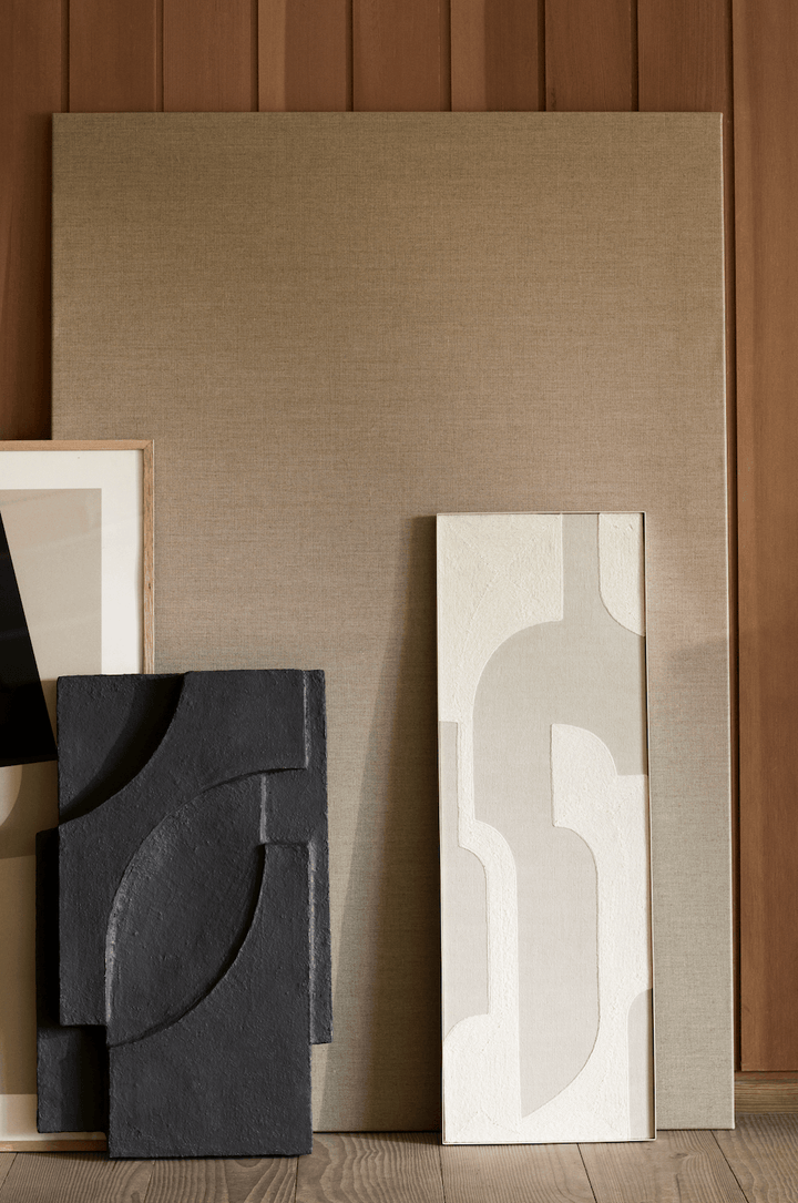 Serif Relief - Kristina Dam - Art + Objects - Dark Grey - HORNE
