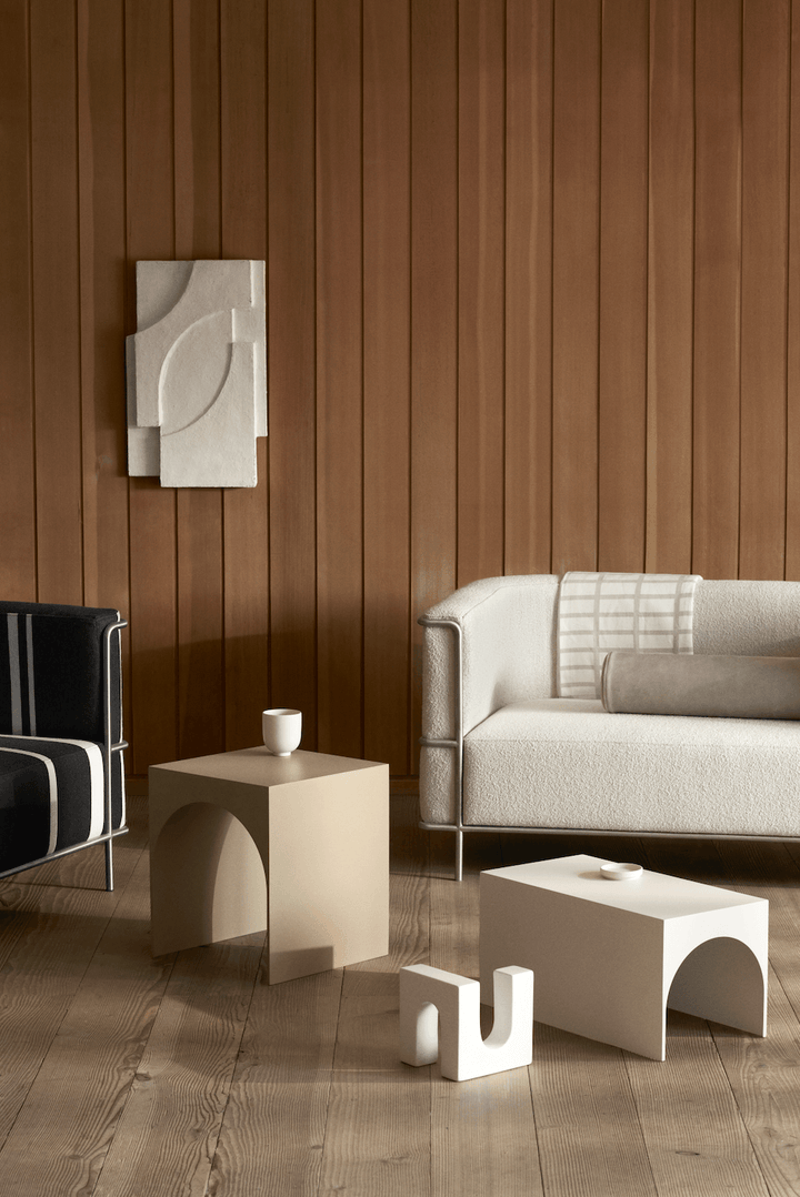Serif Relief - Kristina Dam - Art + Objects - Dark Grey - HORNE