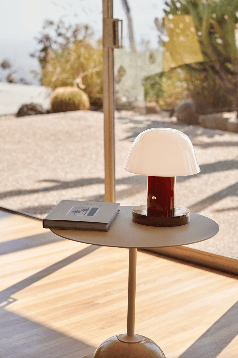 Setago Portable Lamp JH27 - &Tradition - Table + Task - Nude/Forest - HORNE