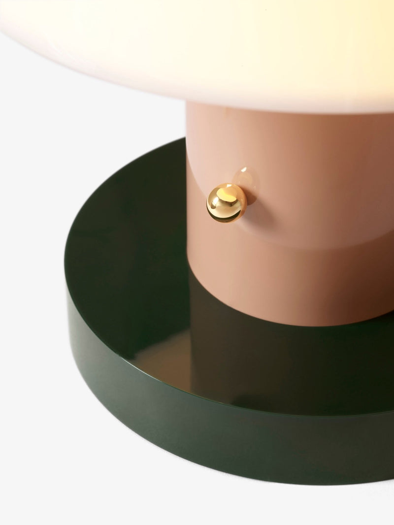 Setago Portable Lamp JH27 - &Tradition - Table + Task - Nude/Forest - HORNE