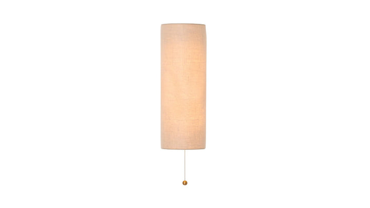 Shaded Vault Fabric Sconce - Natural Linen