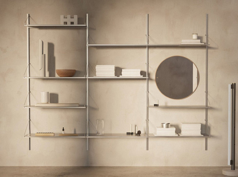 Shelf Library - Triple Section - Frama - Storage + Organization - Natural Oak - HORNE