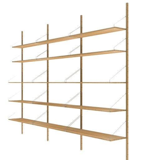 Shelf Library - Triple Section - Frama - Storage + Organization - Natural Oak - HORNE