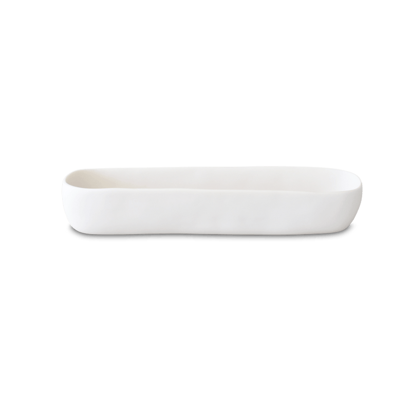 Cuadrado Short Centerpiece Bowl - Tina Frey - Serveware - White - HORNE