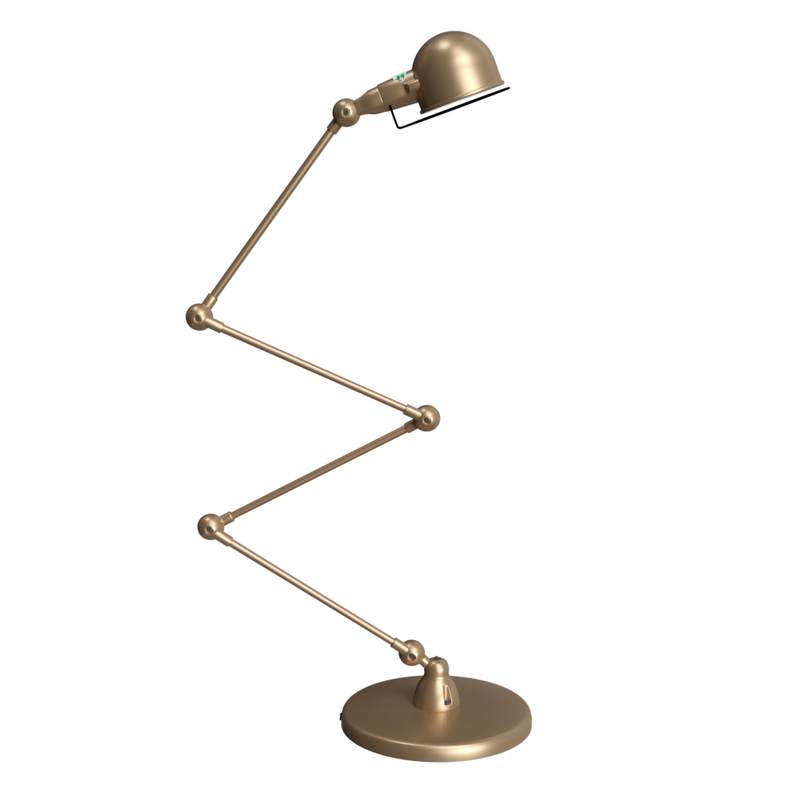 Signal Zig - Zag Floor Lamp - SI433 - Jielde - Floor Lamps - Matte - Mustard - RAL1003 - HORNE