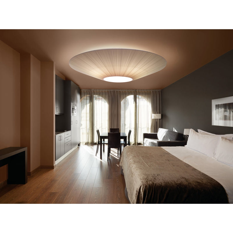 Siam 150 Ceiling Light - Bover Ceiling Lights - White Ribbon - Size 1: 17.13