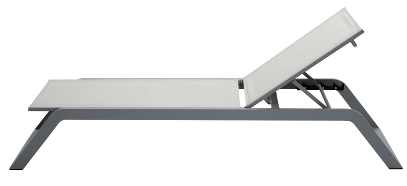 Siesta Sunbed - Cane Line - Outdoor Furniture - Grey - No Cushion - HORNE