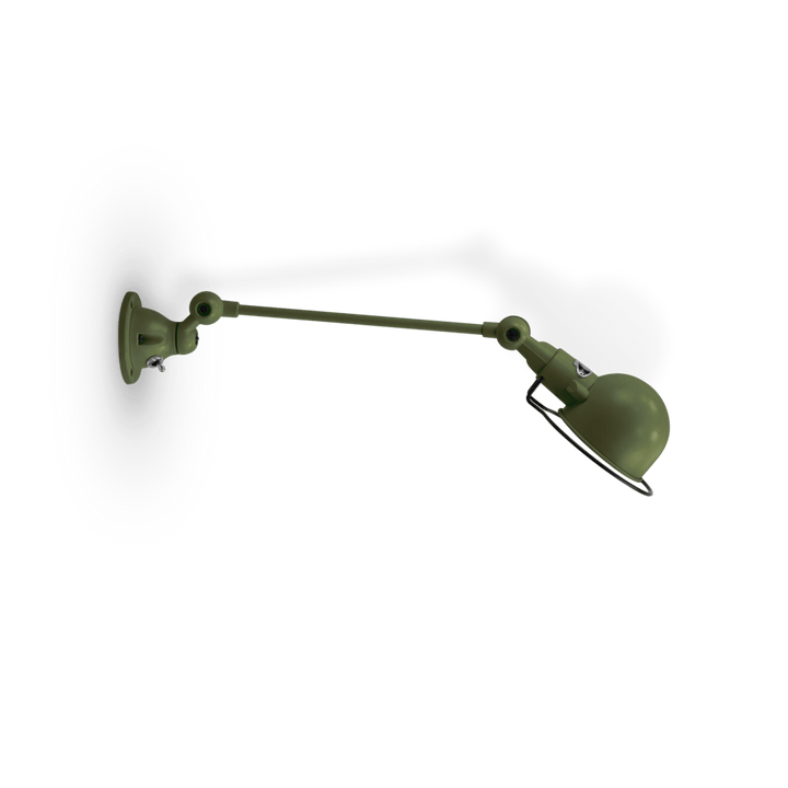 Signal 1 - Arm Wall Sconce - SI301 - Glossy Finish - Jielde - Wall Sconces - Olive Green - RAL6003 - No Switch - HORNE