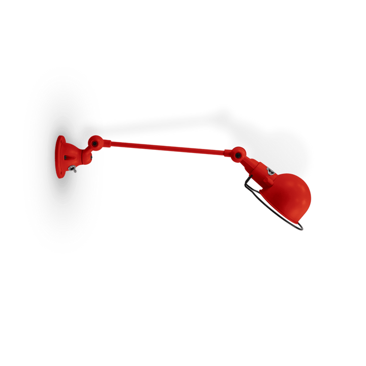 Signal 1 - Arm Wall Sconce - SI301 - Glossy Finish - Jielde - Wall Sconces - Red - RAL3020 - No Switch - HORNE