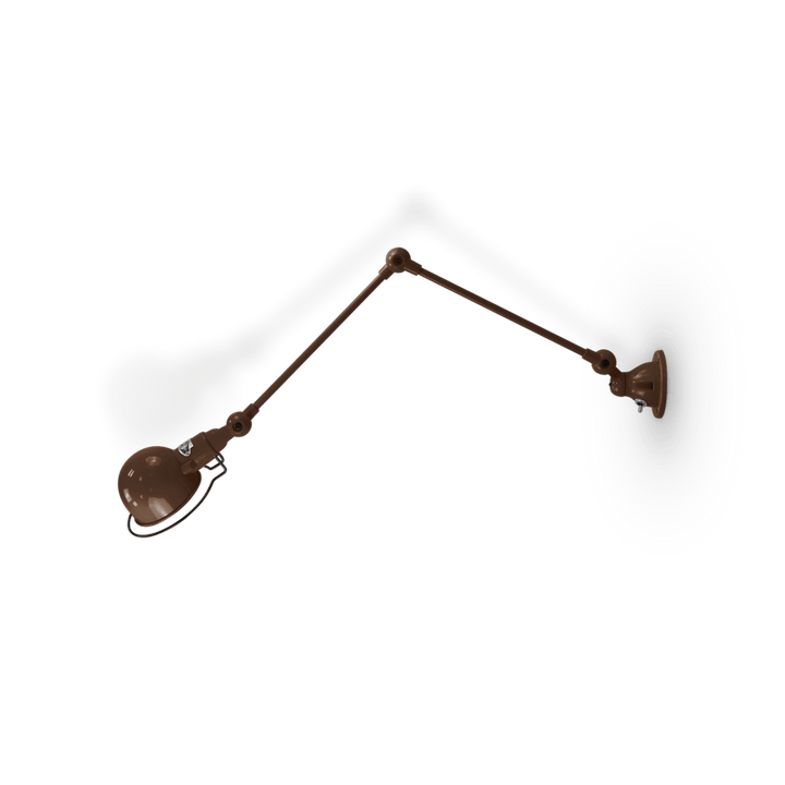 Signal 2 - Arm Wall Sconce - SI331 - Glossy Finish - Jielde - Wall Sconces - No Switch - Chocolate - RAL8017 - HORNE